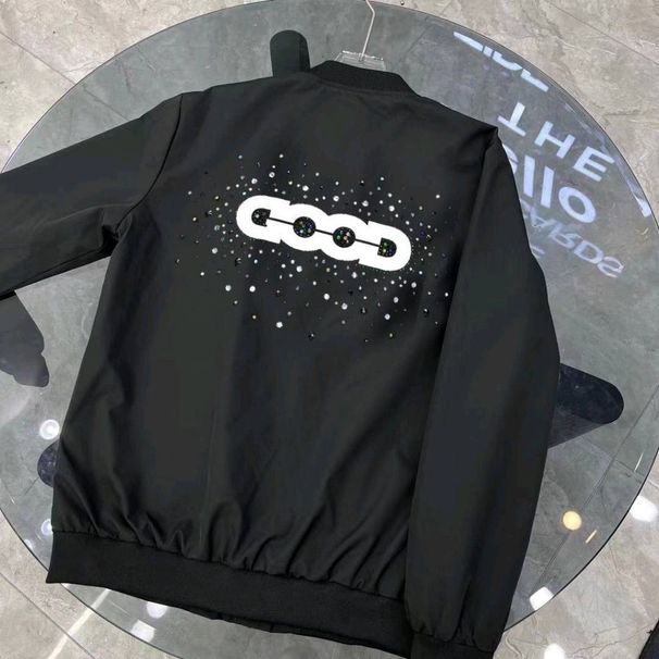 Social Youth American Style Light Luxury Men's Trendy Brand Rhinestone Couple Sports Internet Celebrity Starry Sky_viptrois.com