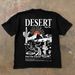 American High Street Cotton Short-sleeved T-shirt Men's Summer New Trendy Brand Printing Loose Half-sleeved Top Niche Design_viptrois.com