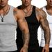 Men's Clothing Men's Heavyweight Cotton Coarse Ribbed Sleeveless Tank Top Solid Color Sports Vest Slim Fit For Formal & Casual_viptrois.com