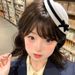 Korean Style Cute Black Velvet Bowknot Sweet Girl JK Round Top Beret Sailor Navy Hat For Women_viptrois.com