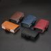 Men's Wallet Card Cases Dual Card RFID Automatic Card Holder Men's Short Double Layer Carbon Fiber Anti Theft Card Holder Magnetic Buckle Card Holder_viptrois.com