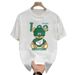 Men's And Women's Heavyweight Pure Cotton Printed T-Shirt Short Sleeved Summer Trendy Casual Letter Print Crew Neck Top_viptrois.com