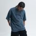 Washed Vintage Street Style Character Fun Print Cotton Short Sleeve T-Shirt Unisex Loose Fit Versatile Trendy_viptrois.com