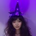 Halloween LED luminous headdress female witch magic show party hat_viptrois.com