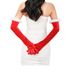 Christmas Red velvet gloves Christmas Annual party Long birthday party dinner Cosplay costume performance accessories_viptrois.com