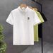 Men's Clothing Summer Cartoon Print Polo Shirt For Men Slim Fit Short Sleeve Turn Down Collar Casual Top Trendy Half Sleeve_viptrois.com