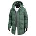 Medium And Long Cotton-padded Men's Loose Tooling Hooded Cotton-padded Jacket Thickened Cotton-padded Jacket Men_viptrois.com