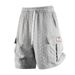 Men's Clothing Summer Lightweight Loose Fit Cargo Shorts Trendy Jacquard Sports Shorts S 3XL_viptrois.com