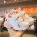 2024 spring and autumn children's sports shoes new boys and girls small white shoes soft bottom baby shoes children's toddler shoes_viptrois.com