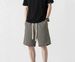 Men's High Street Retro Houndstooth Shorts Casual Summer Thin Style Trendy Loose Fit Five Point Outer Wear_viptrois.com