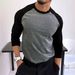 Men's Clothing Slim Fit Long Sleeve T-Shirt For Men Round Neck Arm Zippers Style Casual Bottoming Shirt For Formal & Casual_viptrois.com