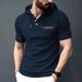 Men's Clothing Summer Fast Sale Shirt Hooded Men's Casual Sports Polo Shirt_viptrois.com