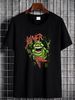 The Mean Green Ghost Onion Head Ghostbuster Slimer Horror Classic 80s T Shirt Versatile Designer Clothes Fashion Casual Stretched Stylish_viptrois.com