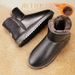 Winter Snow Boots Men's New Fur Integrated Warm Piled Thickened Leather Waterproof Casual Sports Cotton Shoes_viptrois.com