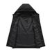 Men’s Waterproof Windbreaker Jacket – Urban Outdoor Corduroy Utility Coat For Hiking & Streetwear (M-3XL, Black/White) – Unisex Tactical Essential_viptrois.com