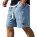 Men's Clothing Summer Men's Knitted Jacquard Shorts Style Casual Loose Fit Drawstring Trendy Versatile Sports Pants_viptrois.com