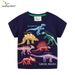 mother&kids clothing spring and summer new children's T-shirts Luminous dinosaur new short-sleeved tops children's T-shirts factory wholesale_viptrois.com