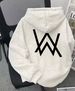 Men’s Streetwear Hoodie – Thick Plus Velvet Pullover, Oversized Fit, DJ-Inspired Faded Style (Black/White/Gray/Apricot, S-5XL)_viptrois.com