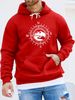 Men's Autumn And Winter Casual Fashionable Loose Hooded Sweatshirt With Compass And Mountain Print Warm Long Sleeved Pullover_viptrois.com