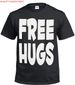 FREE HUGS 100% Cotton T-shirt Mens Tees Top FUNNY JOKE HUMOUR COOL NOVELTY PRESENT GIFT PARTY XMAS Top_viptrois.com