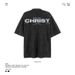 Men's Clothing American Retro Fashion Brand Washed Distressed Butterfly Print Short Sleeved T Shirt Men Ins Street Loose Couple Casual Tops_viptrois.com