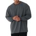 Men's Trendy Loose Fitting Long Sleeved T-Shirts Fitness Clothing Casual Training Sportswear Pullovers Sweatshirts Thin_viptrois.com