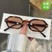 Polygonal Small Frame Ins Sunglasses Korean Version Personality Trendy Men And Women Seaside Vacation Glasses_viptrois.com