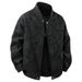 Men's Leather Jacket Youth Jacket Casual Top Coat_viptrois.com