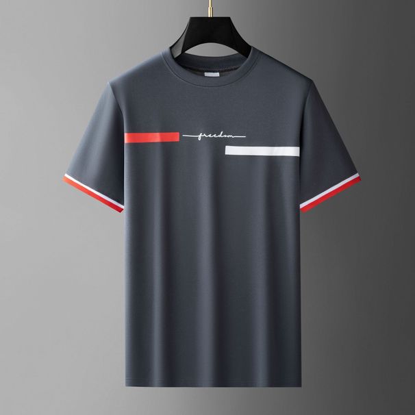 Men's Clothing Men's New Summer Casual Round Neck Short Sleeve Fashion Print Half Sleeve T Shirt_viptrois.com