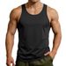 Men's Muscle Fit Tank Top - Breathable Quick-Dry Gym Shirt For Workout & Bodybuilding - Athletic Sleeveless Shirt With Mesh Ventilation_viptrois.com
