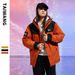 Unisex Streetwear Puffer Jacket -Winter Fashion Oversized Hooded Coat For Teens & Adults, Water-Resistant Nylon Shell_viptrois.com