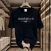 Unisex T-shirt (100% Cotton) Black ("Thai Poetic 'Nok Sang Setthi Suwannaphum' " Print & Playful Accent) – Casual Style For Friend Gathering_viptrois.com
