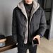 Men's Clothing Men's Fleece-Lined Hooded Parka Jacket With Two-Tone Design, Warm Winter Coat For Teens & Adults (Gray, Black, Khaki, Sizes M-8XL)_viptrois.com