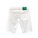 Men's Clothing Korean Style Casual All Match Denim Shorts Slim Stretch Mid Pants White Trendy_viptrois.com