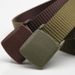 Men's Belts plastic buckle hypoallergenic nylon quick-drying belt lightweight outdoor sports and leisure unisex_viptrois.com