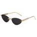 Borderless Metal Kajia Cat Eye Sunglasses – Metal Rivet Detail For Men & Women Fashion Trends Hot-selling_viptrois.com