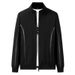 Men's Athletic Tracksuit Set – Breathable Polyester Zip-Up Hoodie & Joggers (L-7XL, Grey/Black/Red/White)_viptrois.com