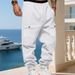 Men's Heavyweight Fleece-Lined Cargo Pants - Winter Workwear Outdoor Casual Jogger Pants With Multiple Pockets (S-XXXL, Solid Colors)_viptrois.com