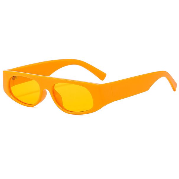 Men's Sunglasses New Simple Fashion Wide Leg Sun Visor Sunglasses Sunglasses Men's Rectangular Cat Eye Frame Hip Hop Sunglasses Women_viptrois.com