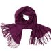 Women's Scarves Winter Men's And Women's Solid Color Scarves And Shawls. Imitation Solid Color Cashmere Brushed Scarves And Shawls_viptrois.com
