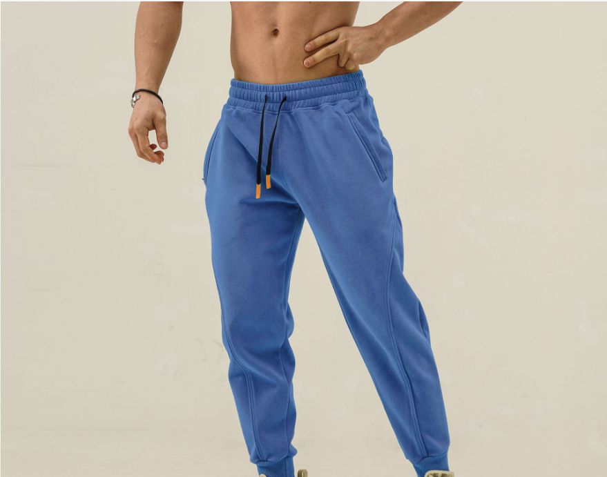 Men's Clothing Autumn Sports Men's Running Fitness Daily Casual Matching Training Composite Fabric Large Size Trousers New Style_viptrois.com