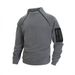 Spring Autumn 2025 European-USA Fashion Outerwear Men's Stand Collar Splicing Long Sleeve Casual Slim Sweatshirts_viptrois.com