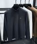 Premium Double-Layer Fleece Sweatshirt For Men – Slim-Fit Thermal Base Layer With Brushed Micro Velvet Interior, Semi-Turtleneck Winter Pullover_viptrois.com