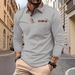 Men's Casual Contrast Color Plaid Collar Long Sleeve Polo Shirt - Breathable Mesh Fabric, Slim Fit, Spring & Autumn Essential_viptrois.com