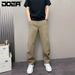 Men's Fleece Lined Thickened Casual Pants Autumn Winter New Style Simple Stylish Jogger Sports Solid Color Men's Bottoms_viptrois.com
