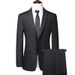 High End Suit Set For Spring Autumn, Middle-Aged Men In Business And Leisure, Wedding Jacket_viptrois.com