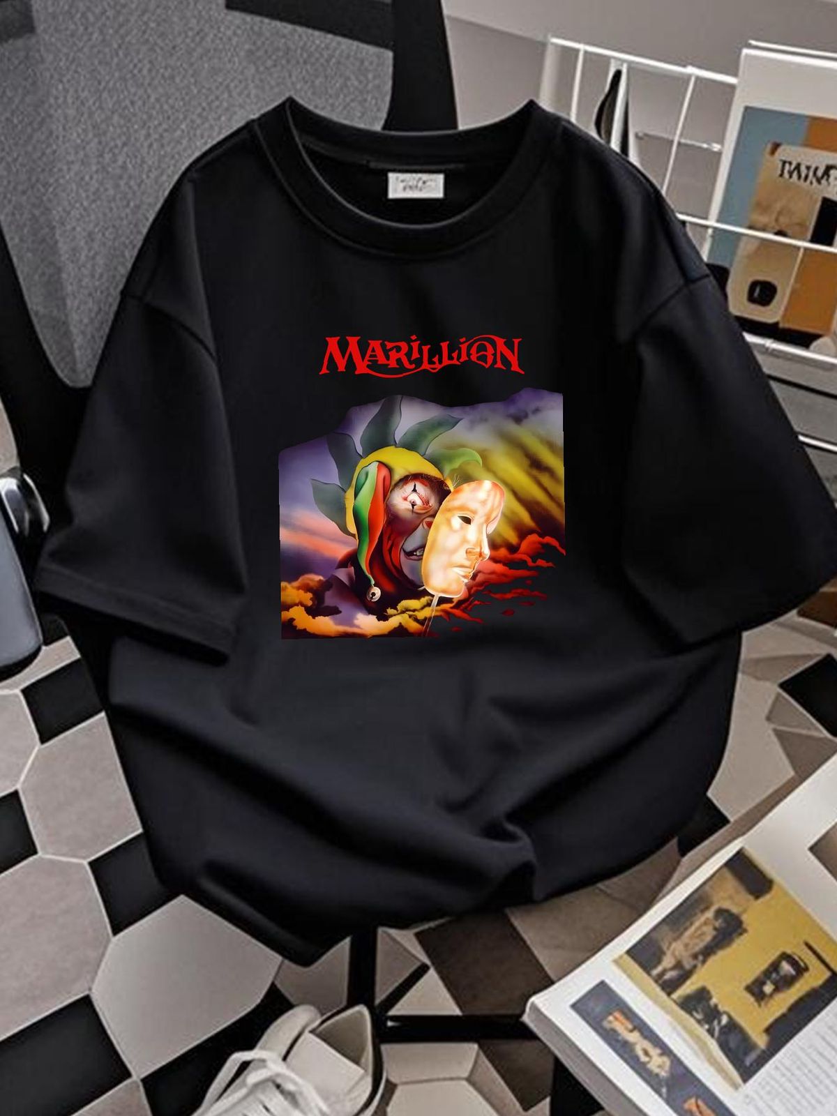 New Popular Marillion Market Square Heroes England Progressive T Shirt S 4XL Comfortable Summer Casual Stretched Unisex Fashion Designer Clothes_viptrois.com