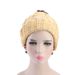 Popular ponytail braid hole Fried Dough Twists two-color wool winter women's hat YL-158_viptrois.com