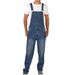 American Retro Design Denim Overalls Men's Straight Leg Loose Workwear Jumpsuit_viptrois.com