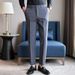 Men's Clothing Men's Stretch Dress Pants Slim Fit Straight Leg Formal Office Trousers Elastic Waist Comfortable Business Casual Chinos For Men_viptrois.com